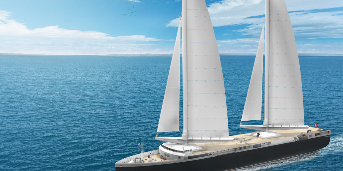 L&rsquo;immense voilier-cargo de la start-up nantaise Neoline prendra la mer en 2025